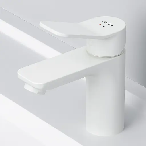 Змішувач для раковини AM.PM білий X-Joy (F85A02133) - фото 3