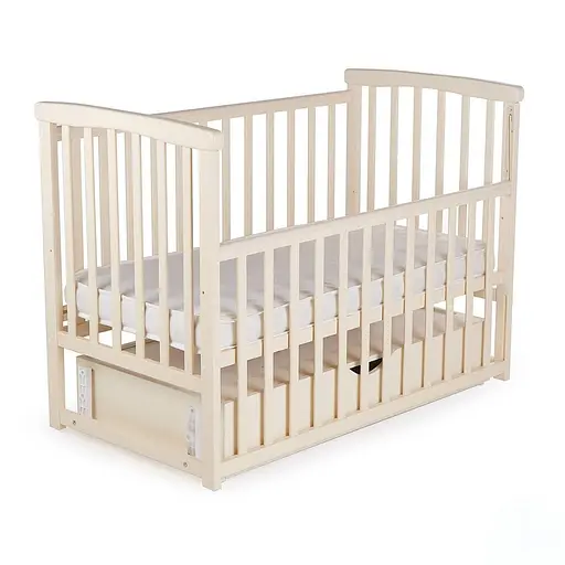 Кроватка Бук Мечта DS-202 с ящиком и маятниковым механизмом ванильный - фото 2