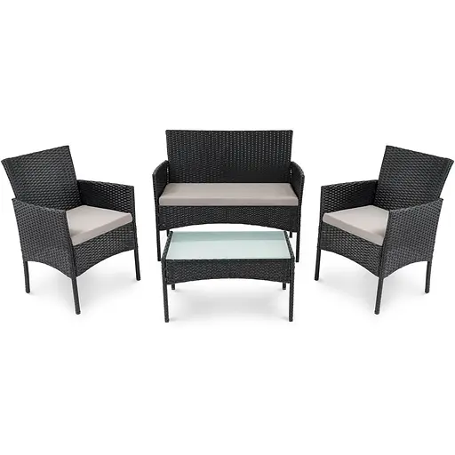 Садові меблі Di Volio Padova PRO чорні