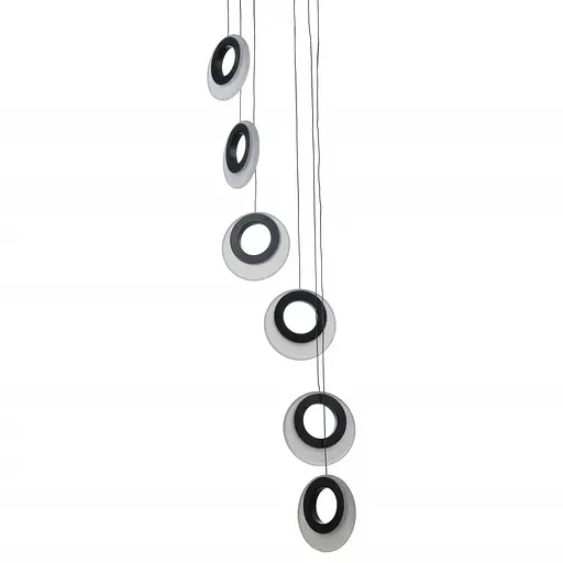 Люстра Brille лофт підвісна LED 40W WW BK (BL-831S/6) - фото 4