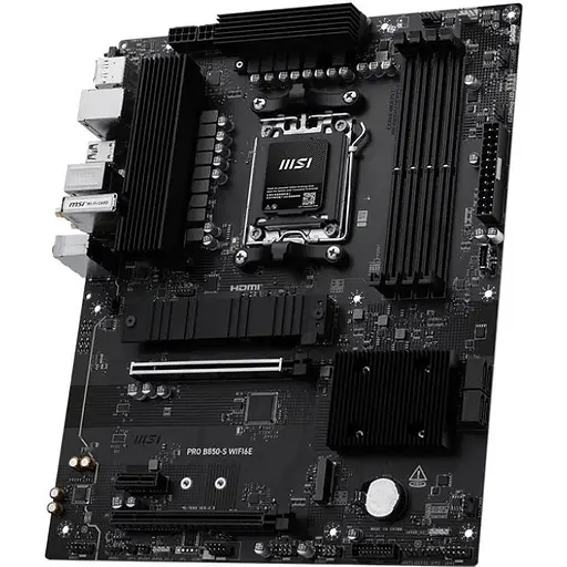 Материнська плата MSI PRO B850-S WIFI6E sAM5 B850 4xDDR5 M.2 HDMI WiFi BT ATX - фото 4