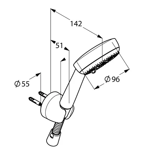 Душовий гарнітур Kludi Logo 6803005-00 - фото 2