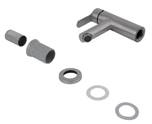 Змішувач для умивальника Brinex Pure 001F Nickel BRIPUR001FNKL - фото 3