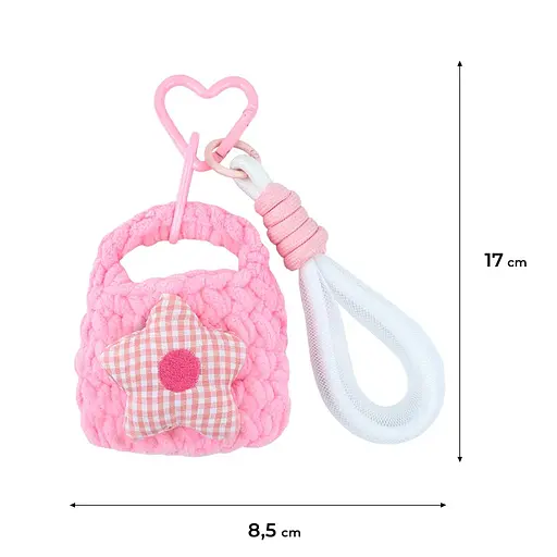 Брелок-підвіска Kite 3002-21 рожева (K26-3002-21) - фото 3