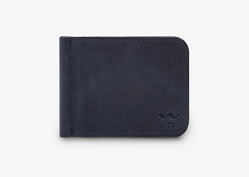 Зажим для денег синий винтаж - фото 1