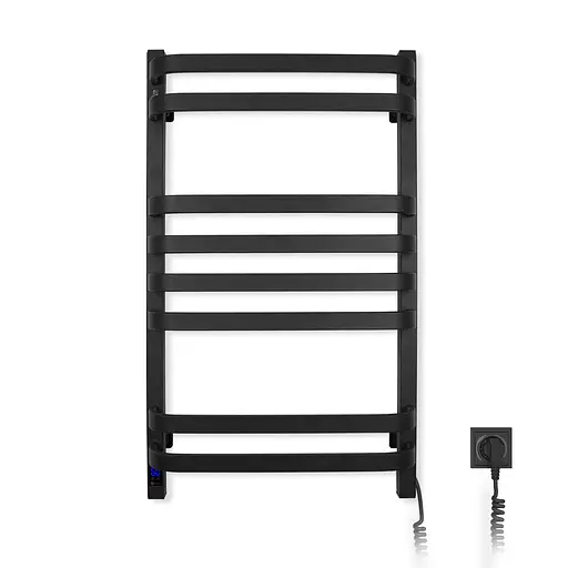 Электрический полотенцесушитель Navin Stugna 480x800 Sensor правая черный муар 12-028153-3680, Черный матовый, Правое, Электронный - фото 3