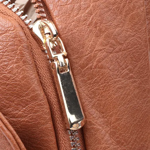 Женская сумка Vintage через плечо из экокожи с акцентом на текстильную лямку 15х25х5 см sum0026972 - фото 6