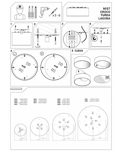 Люстра припотолочная Nowodvorski 8960 Turda - фото 3