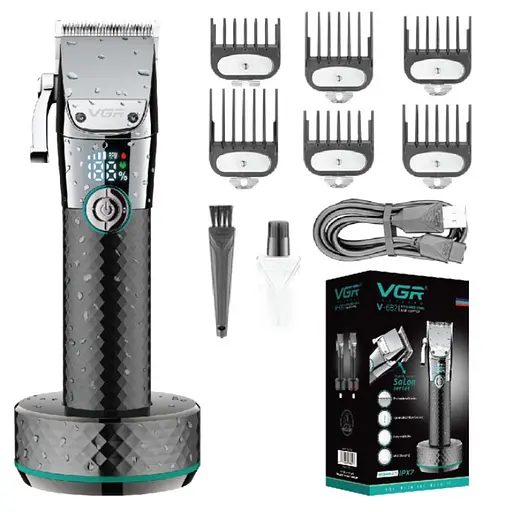 Машинка для стрижки VGR V-682 Черная - фото 2