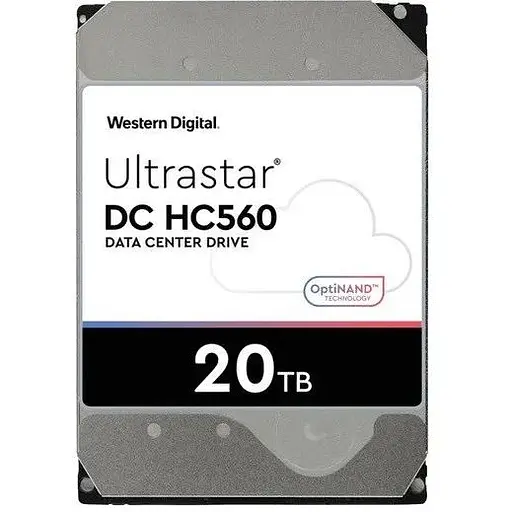 Жесткий диск внутренний WD Ultrastar DC HC560 20 TB SATA 0F38785 / WUH722020BLE6L4 - фото 2