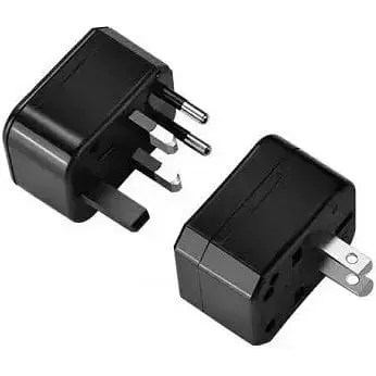 Адаптер Hoco для розетки перехідник євро USA UK все в одному (10А 220V) - фото 1