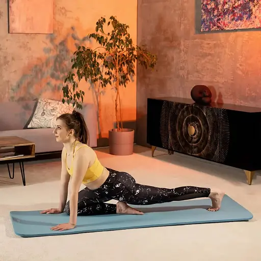 Коврик для йоги Hop-Sport HS-NB015GM NBR 1,5см світлий морський - фото 9