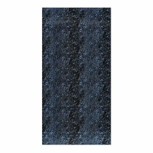 Декоративна ПВх плита 1,22 м x 2,44 м x 3 мм Чорний мармур SW-00001404 - фото 1