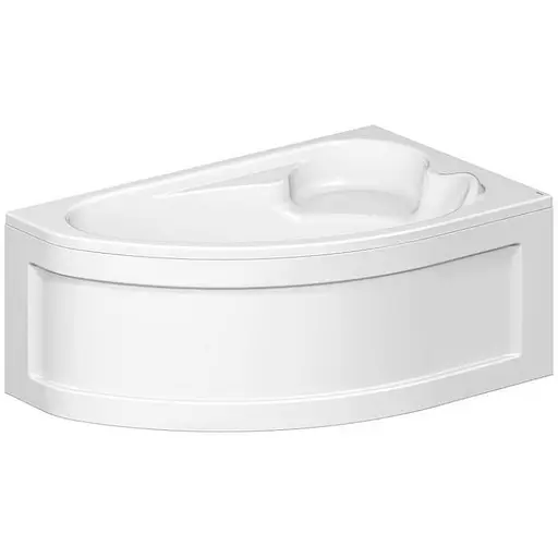 Ванная асимметричная Cersant Kalope 160x100 правая с ножками S301-293 - фото 1