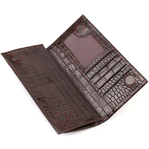 Мужской кожаный кошелек Canpellini 9.2х18.8х1 см acs0025608 - фото 3