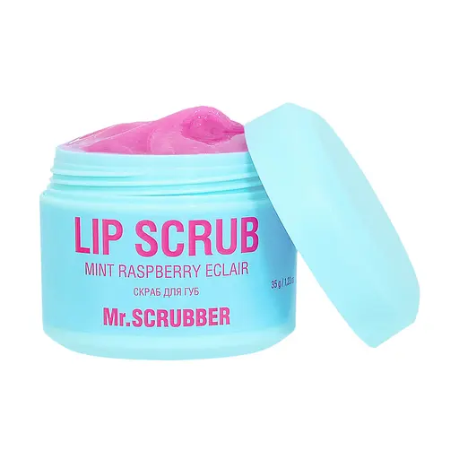 Cкраб для губ Mr.Scrubber Lip Scrub Mint Raspberry eclair з ароматом м’ятно-малинового еклера 35 г - фото 2