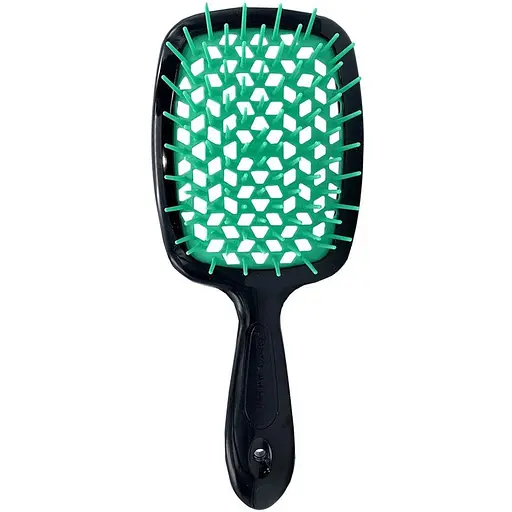 Щітка для волосся Janeke Superbrush Standard чорна з бірюзовим