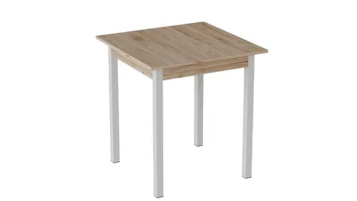 Стіл кухонний Ferrum-decor Дієго 75x80x80 Білий ДСП Сан-Марино 16мм (FRD-105653) - фото 4