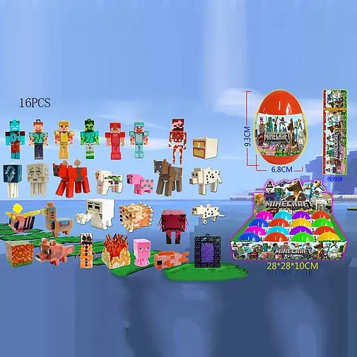 Герої Майнкрафт в яйці, 48190 - фото 2