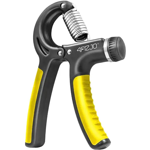 Еспандер кістьовий 4Fizjo пружинний з регульованим навантаженням 10-40 кг Black/Yellow 4FJ0160 (P-5907739311238) - фото 1