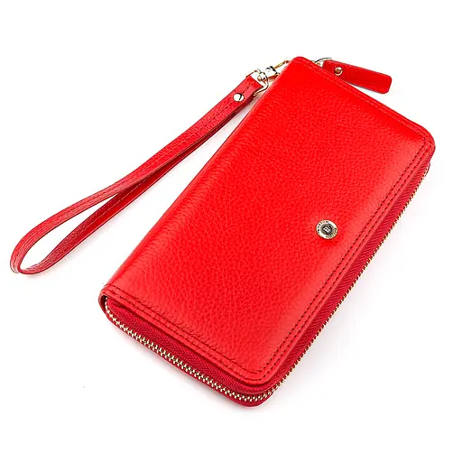 Жіночий шкіряний гаманець (S4001B) Boston 19.5х10х3 см acs0015676 - фото 1