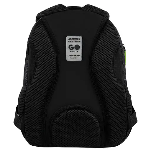 Рюкзак GoPack Education 175M-7 Never Give Up Черно-зеленый (GO26-175M-7) - фото 7