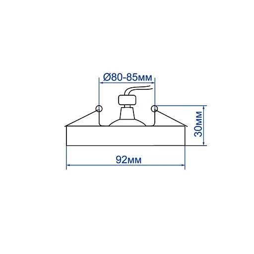 Встраиваемый светильник Feron DL6130 под лампу белый - фото 3