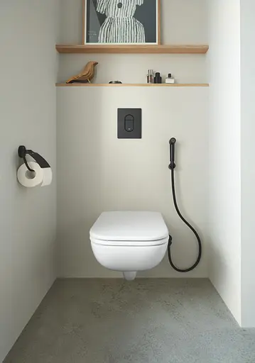 Гігієнічний гарнітур Grohe Tempesta-F Trigger Spray 30 1025302431, Чорний матовий - фото 3