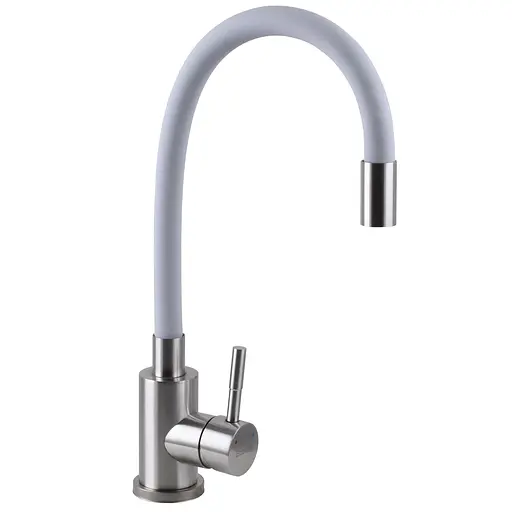 Змішувач для кухні EcoMix Alpen SBT3-203SG Сірий - фото 2