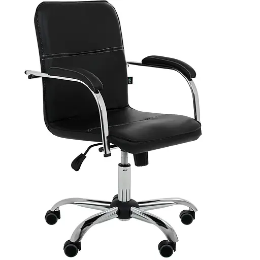 Кресло Самба-RC Хром Софт Мадрас Верде без канта