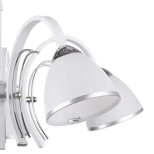 Люстра стельова Brille класична E27 60W WH (LK-548C/5) - фото 2
