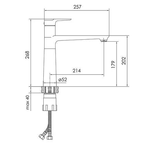 Смеситель для кухни Imprese Pivot LV 35 мм хром f03408501LV Хром - фото 2