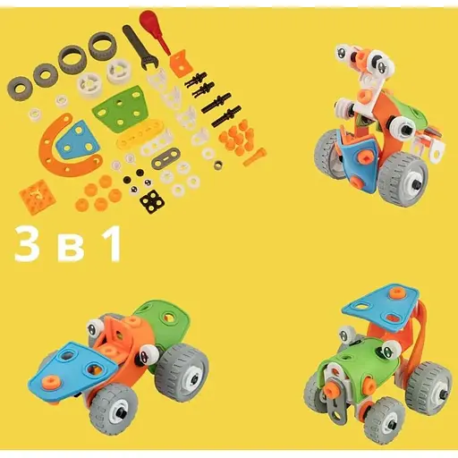 Конструктор гнучкий Otamanko Грайко-збирайко 3 в 1 62 деталі - фото 9