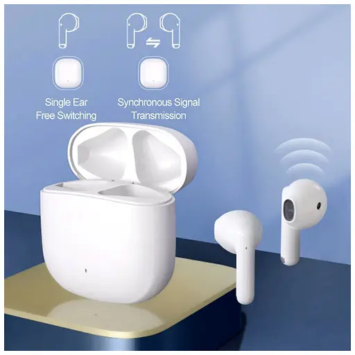 Навушники Xiaomi TWS MiiiW TWS Wireless Earbuds Marshmallow White (MWTW03) - фото 6