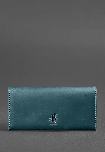 Женский кожаный кошелек Керри 1.0 зеленый - фото 5