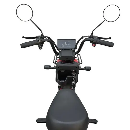 Електроскутер Двомісний Crosser CR2 (800W, 60V, 24Ah, графенові АБК) Червоний - фото 3