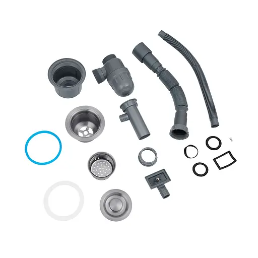 Кухонная мойка Kroner KRP Derby - 5843HM ​​Brush (2,5/0,5 мм) CV027235, Нержавеющая сталь - фото 8