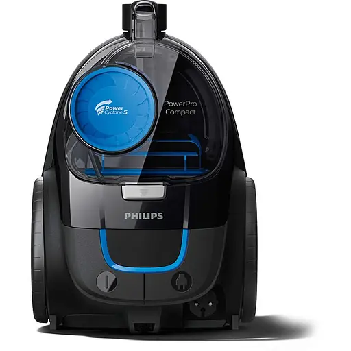 Пилосос Philips PowerPro Compact 900 Вт контейнерний чорний (FC9331/09) - фото 6