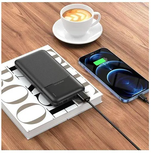 Зовнішній портативний акумулятор BOROFONE BJ16 Cube 10000mAh - фото 5