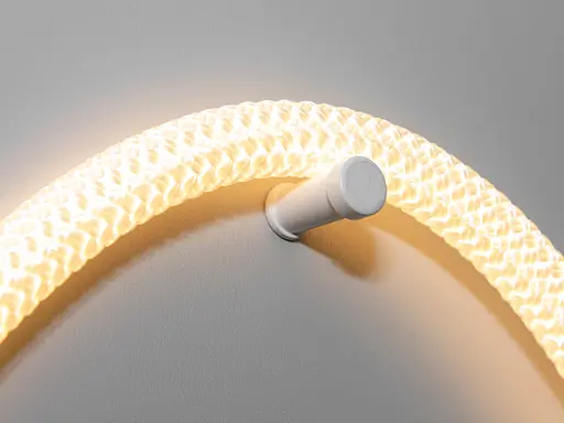 Модный светодиодный светильник шланг, мощностью 18Вт. черного цвета - фото 4