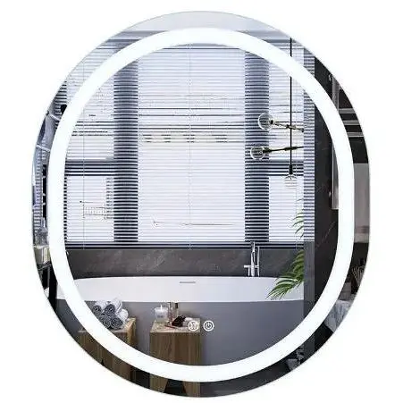 Зеркало Mixxus Premium ELLIPSE MV05-80x70-REVERSE (LED Touch, Anti-fog (3-6,5kK)) (MP6643) - фото 1