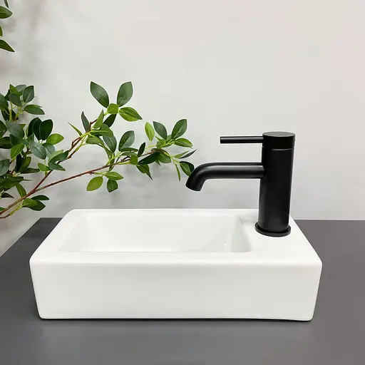 Умивальник VBI Komo L white накладний підвісний VBI-015602, Білий - фото 4