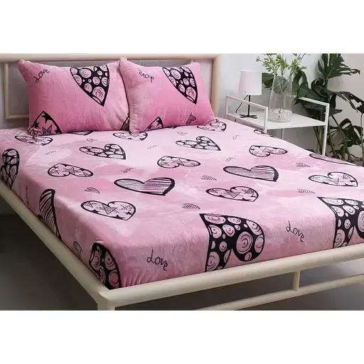 Простыня на резинке с наволочками TAG Tekstil 180х200х20 см 000267553