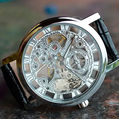 Наручний годинник чоловічий Winner Silver Сріблястий (085) - фото 6