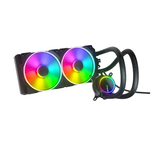 Водяное охлаждение Fractal Design Celsius S28 Prisma ARGB Black (FD-W-2-S2802)