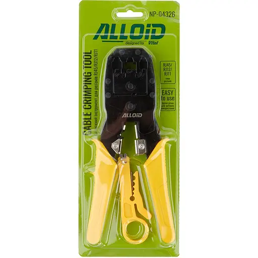 Обжимной инструмент Alloid для разъема RJ45/RJ12/RJ11 (NP-04326) - фото 3
