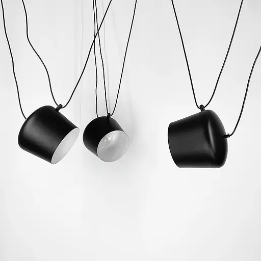 Подвесной светильник на 3 лампы Line F | Ст. MJ92/3 BK - фото 3