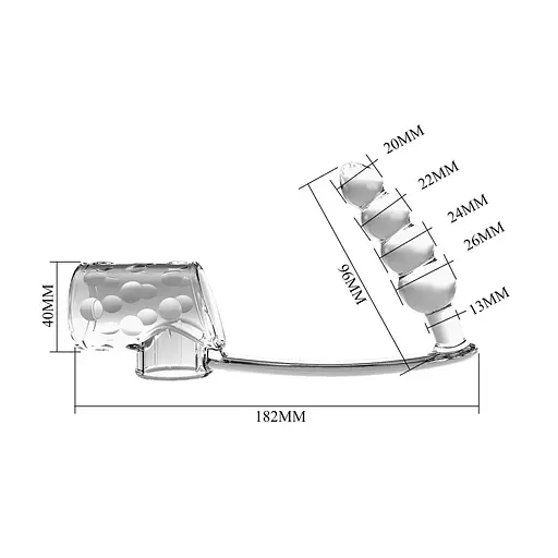 Насадка на пеніс Pretty Love Rilley 18.2 см (прозорий) - фото 9