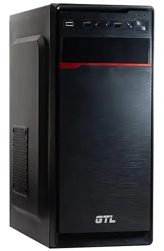 Корпус GTL T1668 Black, (T1668) без блока питания - фото 1
