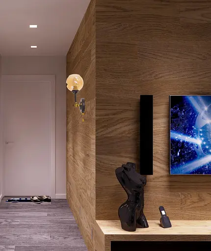 Бра Brille BL-978W/1 E27 BK/G настінне накладне лофт - фото 2